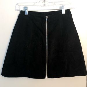 Black Suede H&M Skirt
